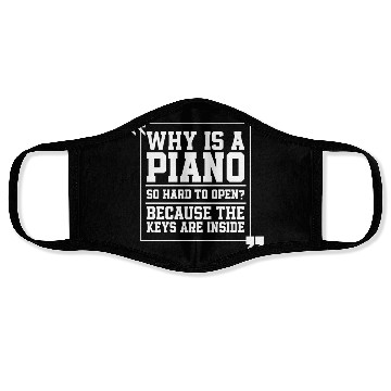Discover Music Teacher Piano Face Masks