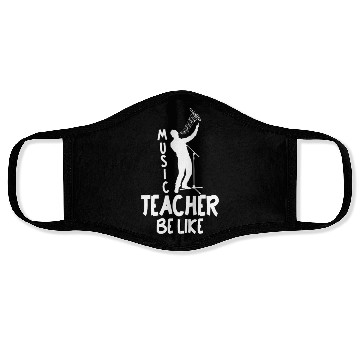 Discover Music Teacher Singing Face Masks