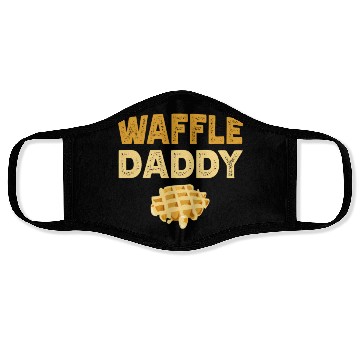 Discover Waffle Daddy Food Waffle Whisperer Fathers Day Face Masks