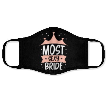 Discover Most Sexy Bride Wedding Cute Party Bachelorette Face Masks