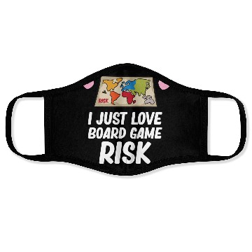 Discover Risk - I just love board game risk Face Masks