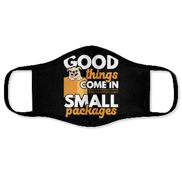 Discover Good Things Come In Small Packages Chihuahua Dog Face Masks