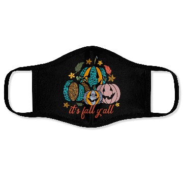Discover It s Fall Y all Sublimation 01 Face Masks