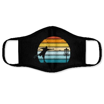Discover Disc Golf Disc Golfing Player Ultimate Frisbee Face Masks