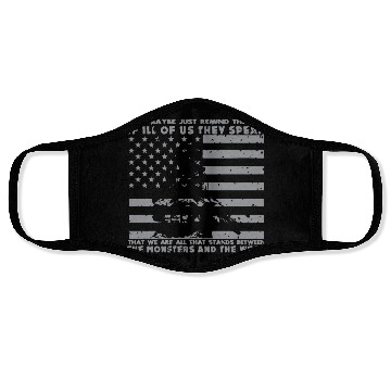 Discover The Monsters And The Weak US Army Veteran Face Masks