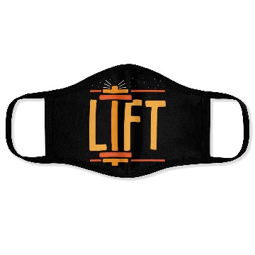 Discover Lift Lifting Gym Workout Weightlifting Face Masks