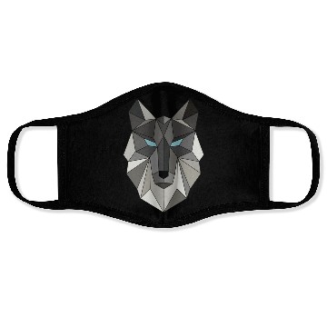 Discover Wolf geometric Face Masks
