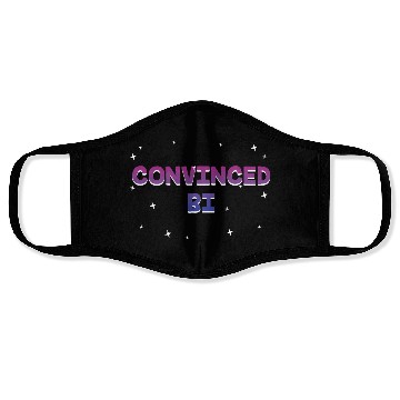 Discover Convinced Bi Bisexual LGBTQ Bi Pride LGBT Pride Face Masks