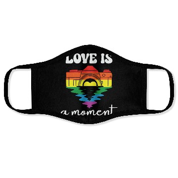 Discover LBGT Flag Gay Pride Human Vintage Rainbow Face Masks