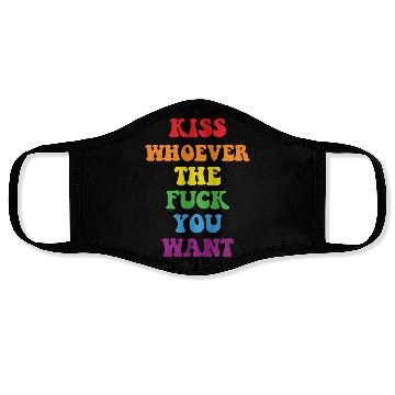 Discover LBGT Flag Gay Pride Human Vintage Rainbow Face Masks