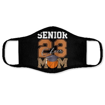 Discover Senior Class Of 2023 Basketball Proud Cheer Mom Face Masks