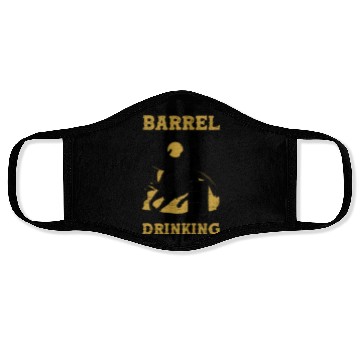Discover Barrel Racing Drink Beer Rodeo Equestrian Horse Face Masks
