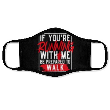 Discover Running Runner Half Marathon Slow Face Masks