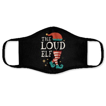 Discover Loud Elf December Love Elf Christmas Face Masks