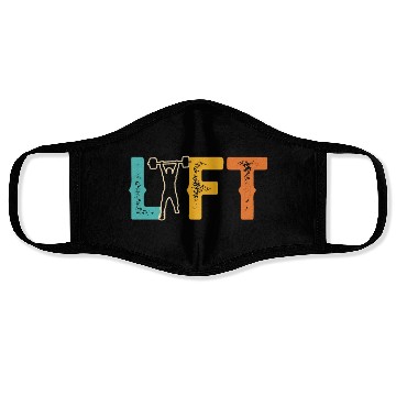 Discover Lift Workout Gym Lifting Weightlifting Face Masks