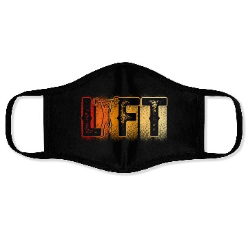 Discover Lift Workout Gym Lifting Weightlifting Face Masks
