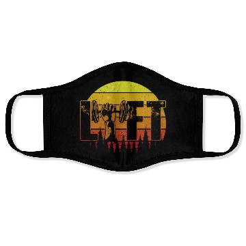 Discover Lift Workout Weightlifting Lifting Gym Face Masks