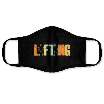 Discover Lifting Gym Lift Workout Weightlifting Face Masks