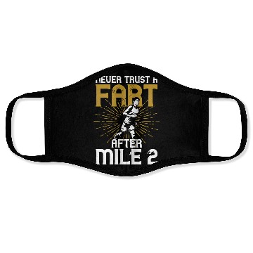Discover Running Runner Half Marathon Face Masks