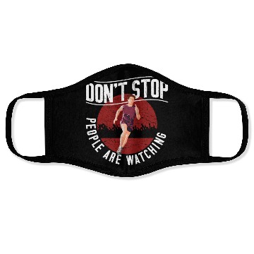 Discover Running Runner Half Marathon Face Masks