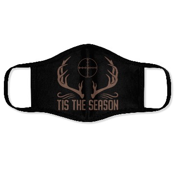 Discover Tis The Season Dear Hunting Face Masks