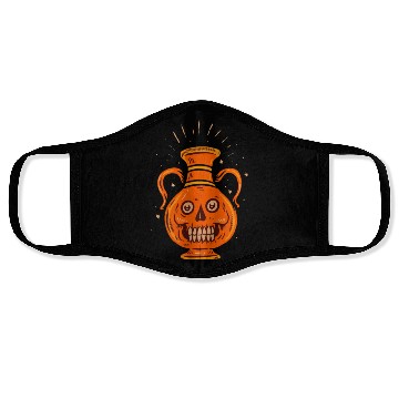 Discover Creepy vase Face Masks