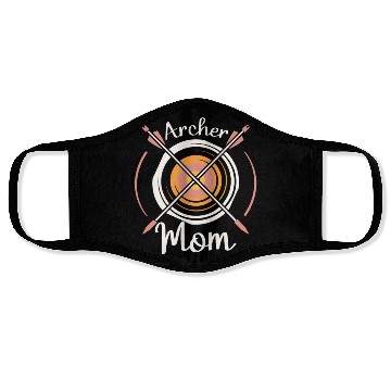 Discover Archer Mom Bowmaster Archery Bow Arrow Mothers Day Face Masks