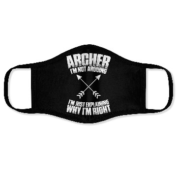 Discover Archer Archery Bow Hunting Bowman Arrow Bow Hunter Face Masks