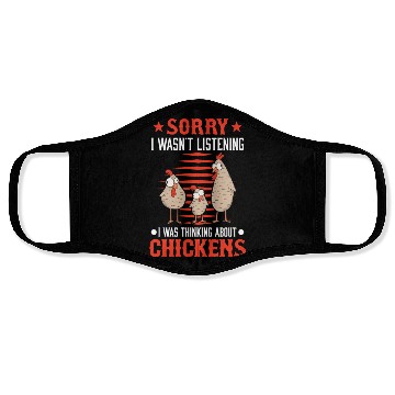 Discover Chickens Gift Chicken Face Masks
