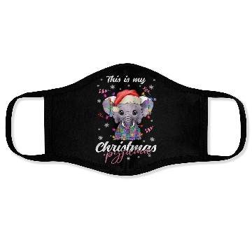 Discover Winter Christmas Pyjama Elephant Face Masks