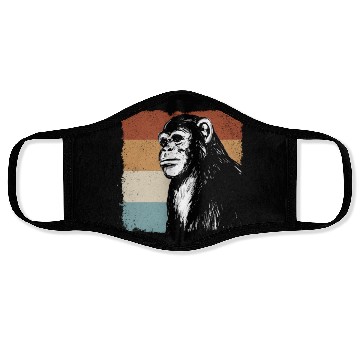 Discover Monkey Chimpanzee Orangutan Monkey - Retro Monkey Face Masks