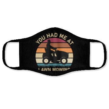 Discover Landscaping Lawn Mowing - Gardening Landscaper Face Masks