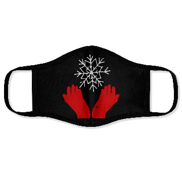 Discover Winter Gloves Snowflake Face Masks