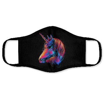 Discover Unicorn colorful Face Masks