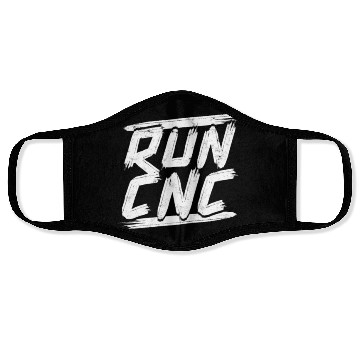Discover Run CNC - mechanical engineering Face Masks