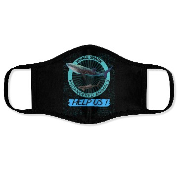 Discover Protect Marine Animal Whale Shark Face Masks