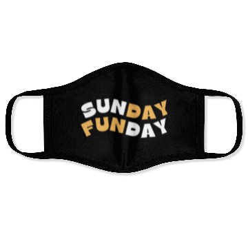 Discover Sunday Funday Face Masks