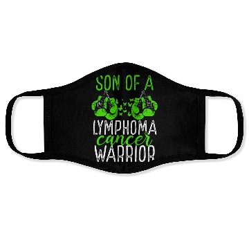 Discover Son Lymphoma Cancer Awareness Month Ribbon Face Masks