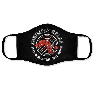 Discover Shrimply Relax - Shrimp -Dwarf shrimp Face Masks