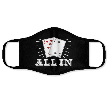 Discover 7 and 2 All In, Poker Face Masks