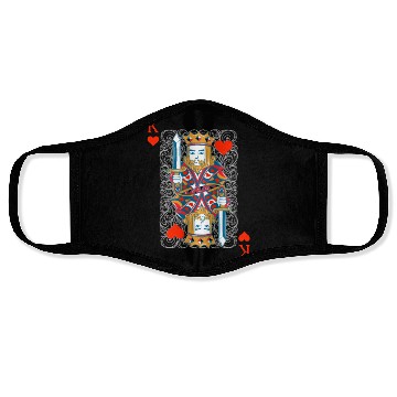 Discover King of Hearts, Poker Face Masks