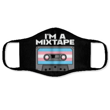 Discover LBGT Flag Gay Pride Human I'm a Mixtape Face Masks