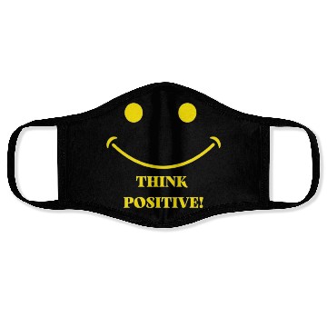 Discover Think Positive :) Face Masks