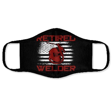 Discover Welder Welding Retirement Vintage Face Masks