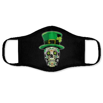 Discover Sugar Skull | St Patricks Day of the Dead Face Masks