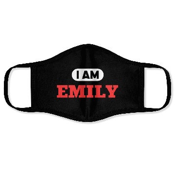 Discover Emily Name Saying for proud Emilys Face Masks