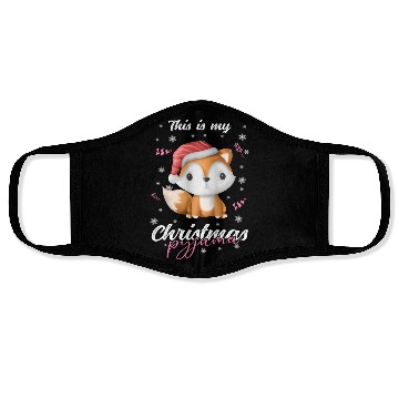 Discover Winter Christmas Pyjama Fox Face Masks