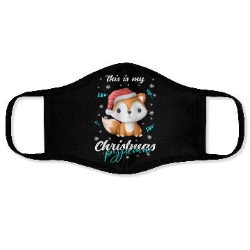 Discover Winter Christmas Pyjama Fox Face Masks