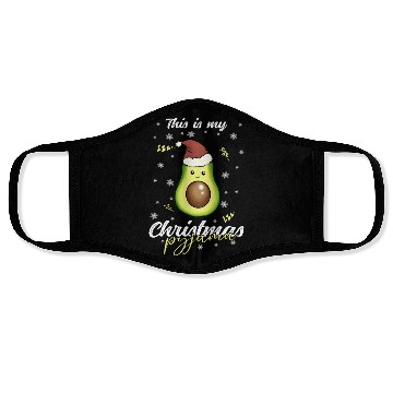 Discover Winter Christmas Pyjama Avocado Face Masks
