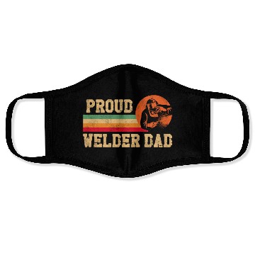 Discover Welder Welding Dad Father Vintage Face Masks